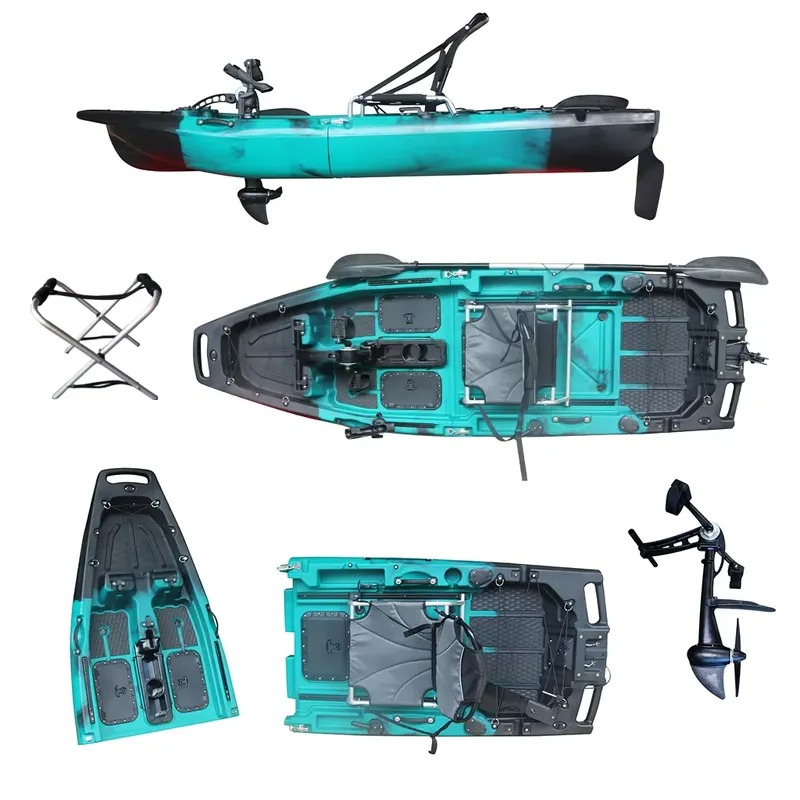 Popular 1 Person HDPE/PE Sit-O - огляд і ціна Fishing Kayak Sit In