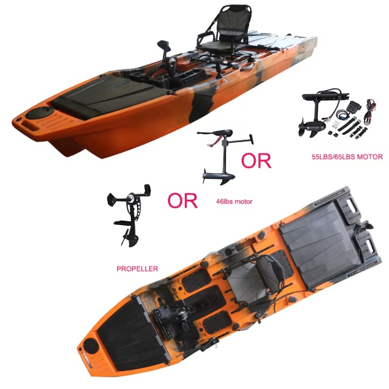 Vicking 12.6FT Single Kayak Pe - огляд і ціна Fishing Kayak Trolling Motor