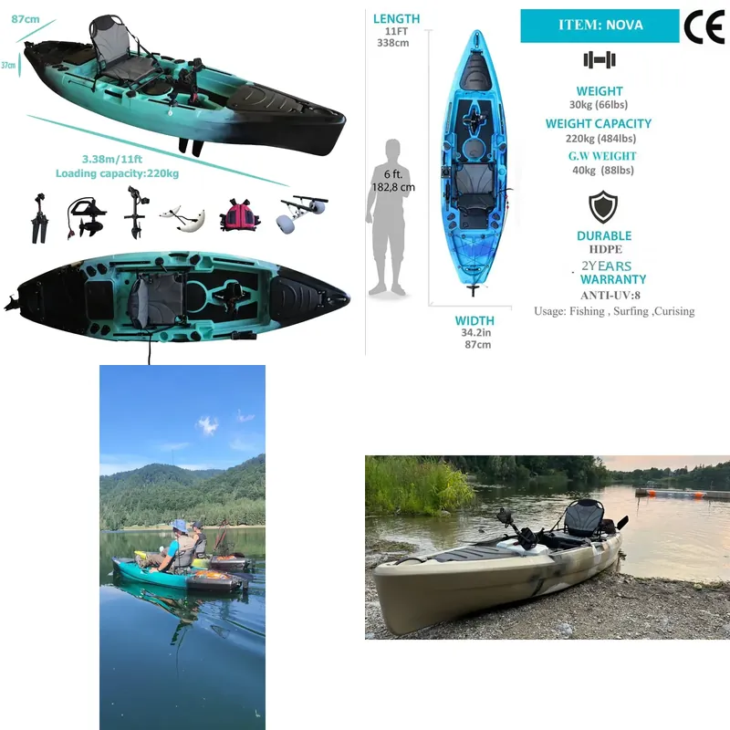 Fishing Flap Drive Pedal Kayak - огляд і ціна Fishing Kayak Sit In