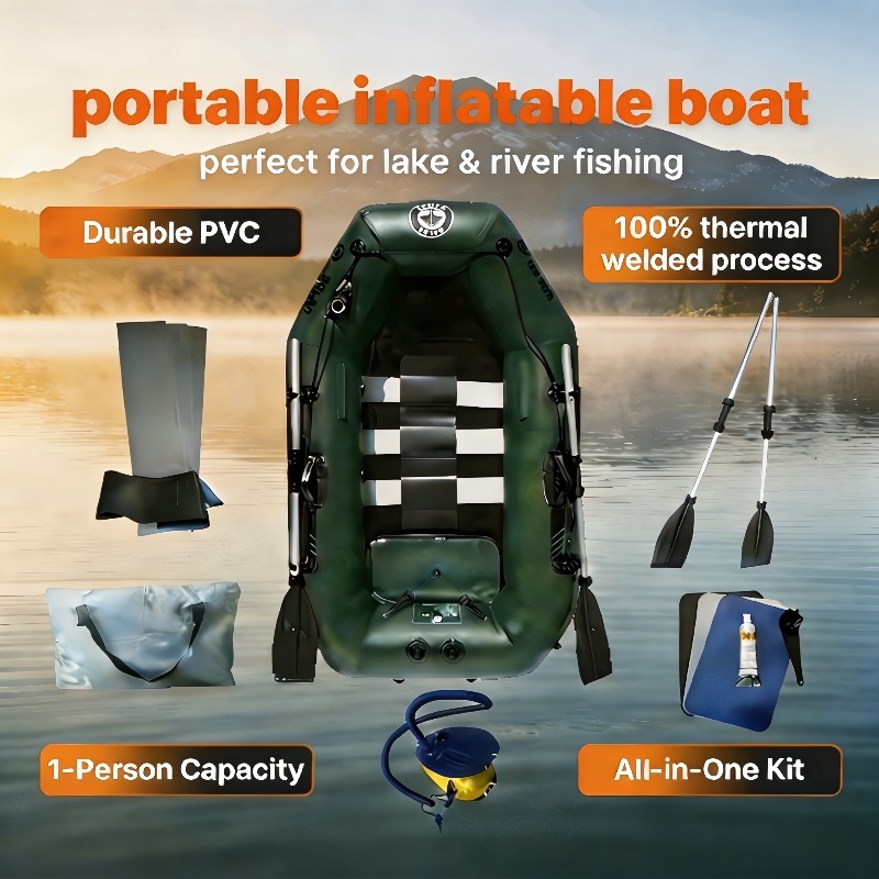1 Person Fishing Boat Cheap In - огляд і ціна Fishing Kayak Inflatable