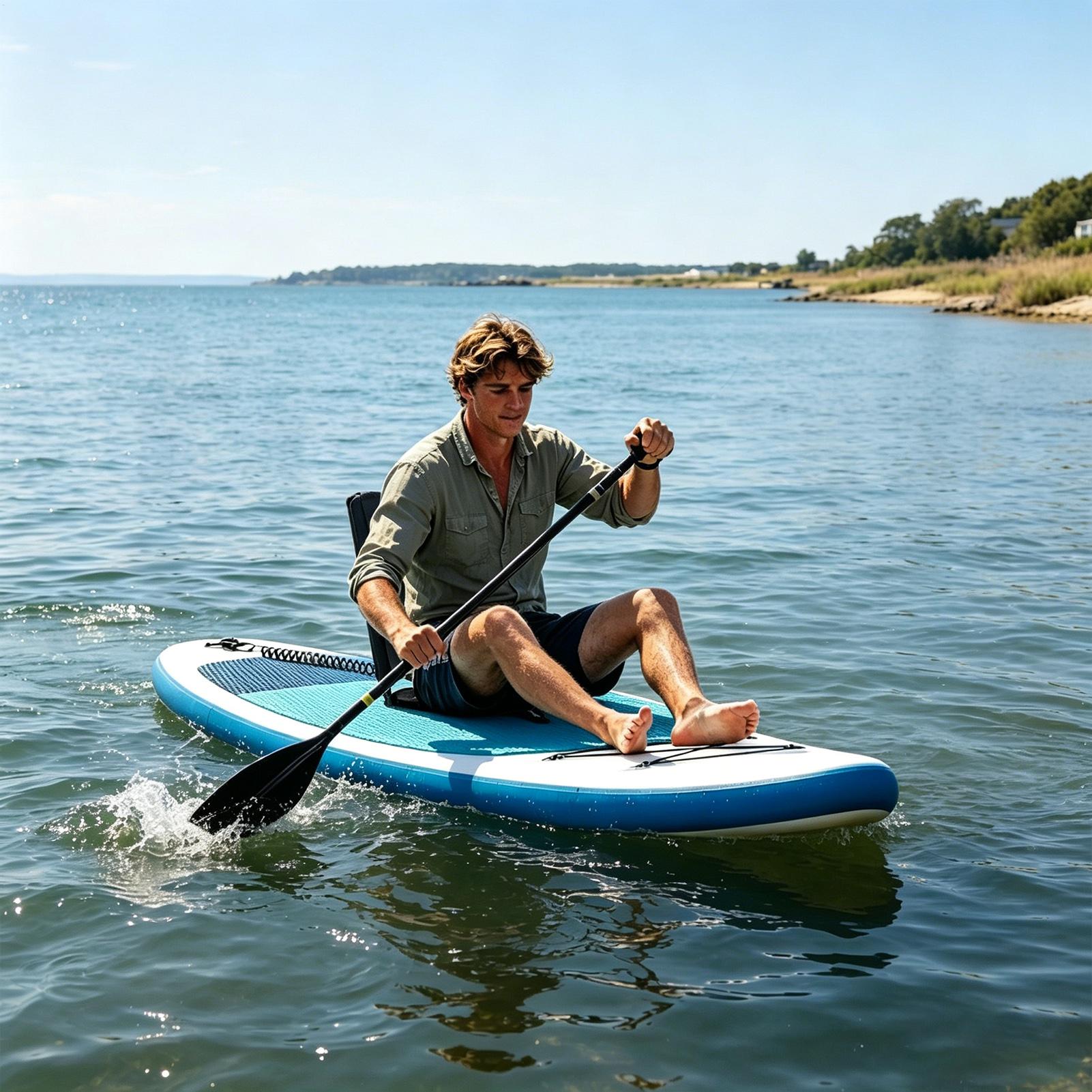 Kayak Seat Cushion Portable Re - огляд і ціна Fishing Kayak Paddle