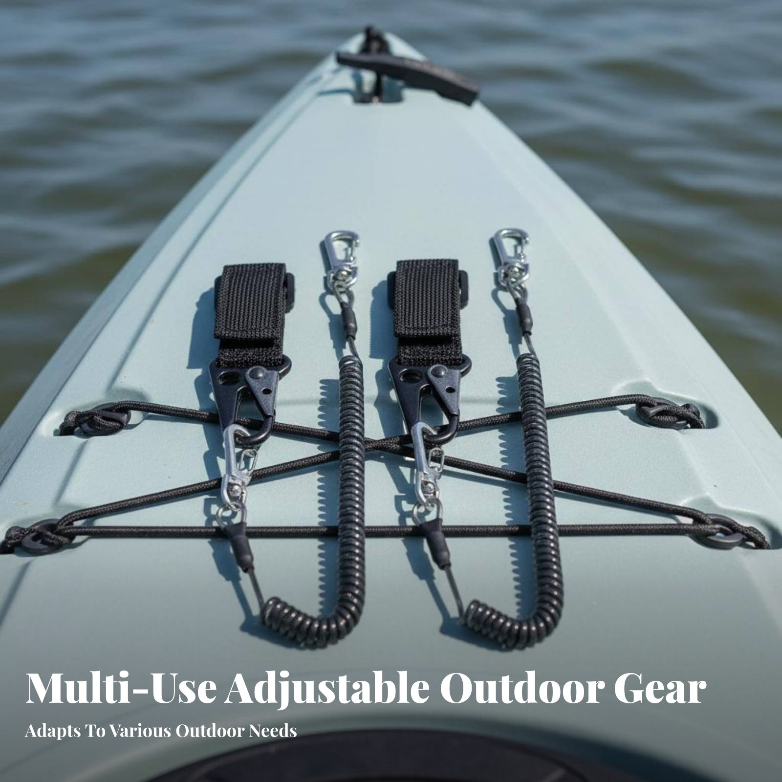 Retractable Rod Leash Adjustab - огляд і ціна Fishing Kayak Paddle Leash